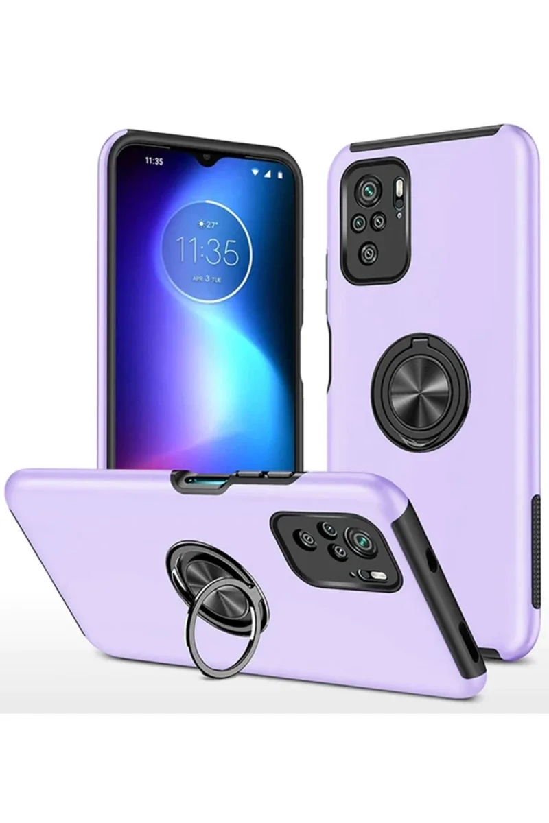 Xiaomi Poco F3 Kılıf Elit Yüzüklü Kapak - Mor Fiyatı, Yorumları ve Özellikleri