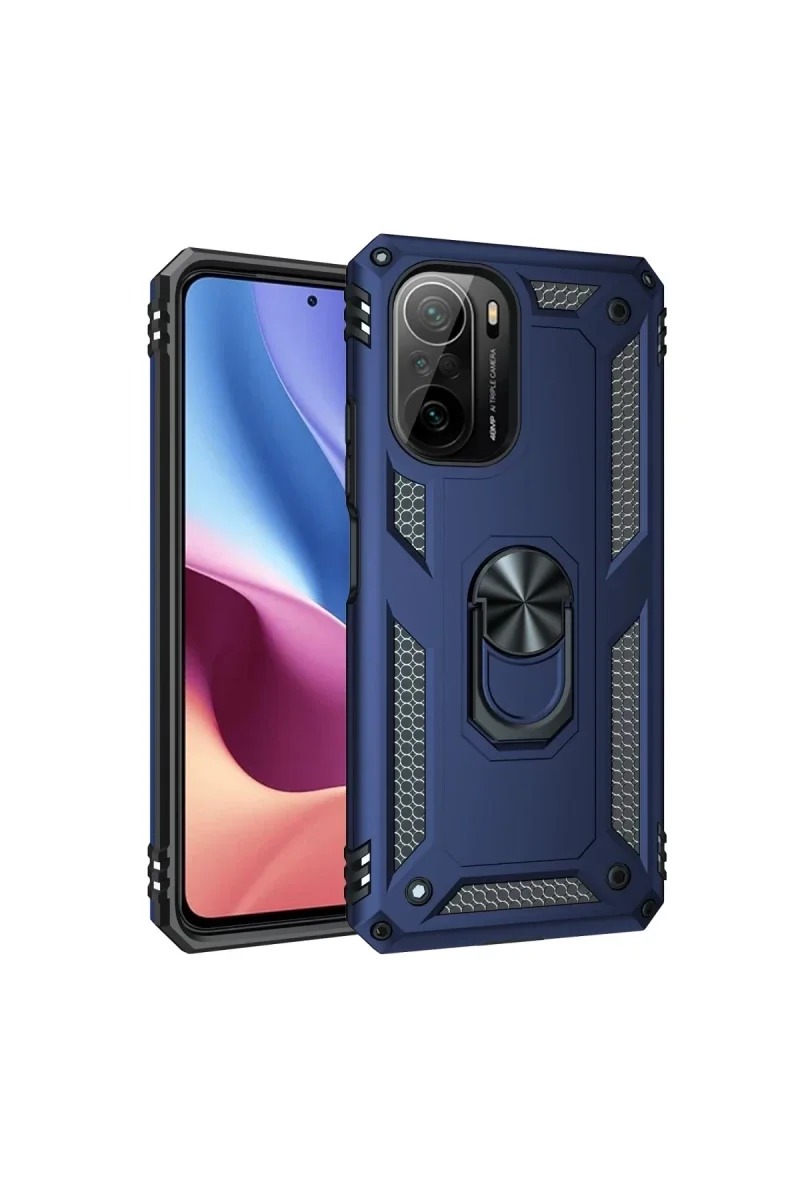 Xiaomi Poco F3 Kılıf Sofya Yüzüklü Silikon Kapak - Lacivert Fiyatı, Yorumları ve Özellikleri