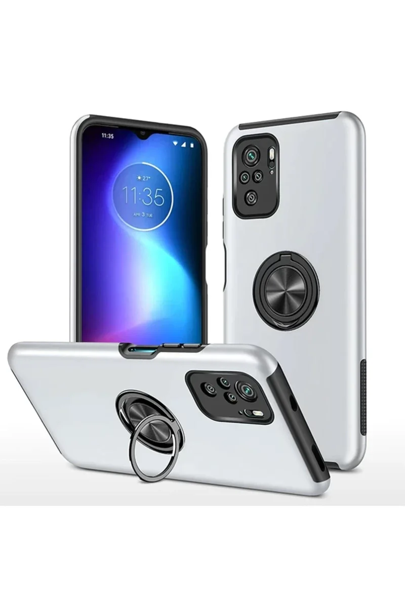 Xiaomi Poco F3 Kılıf Elit Yüzüklü Kapak - Gümüş Fiyatı, Yorumları ve Özellikleri