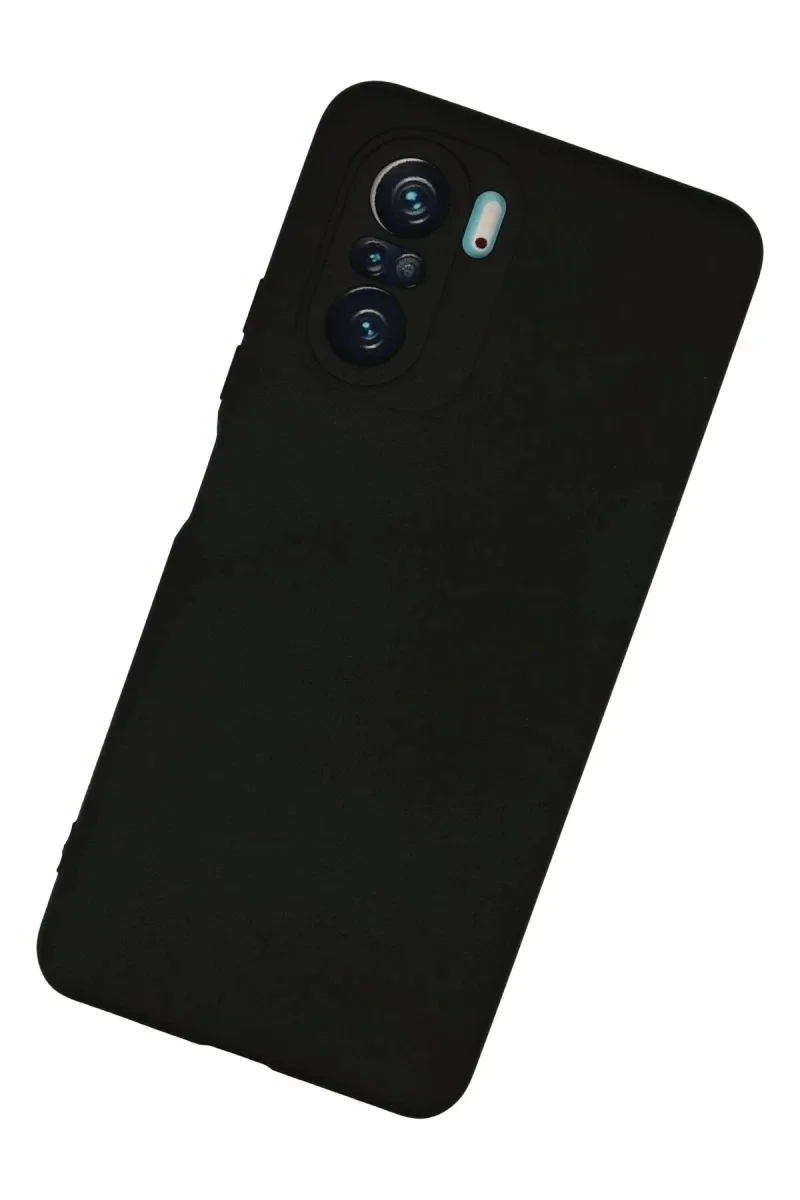 Xiaomi Poco F3 Kılıf Nano içi Kadife Silikon - Siyah Xiaomi Poco F3 Kılıf Nano içi Kadife Silikon - Siyah