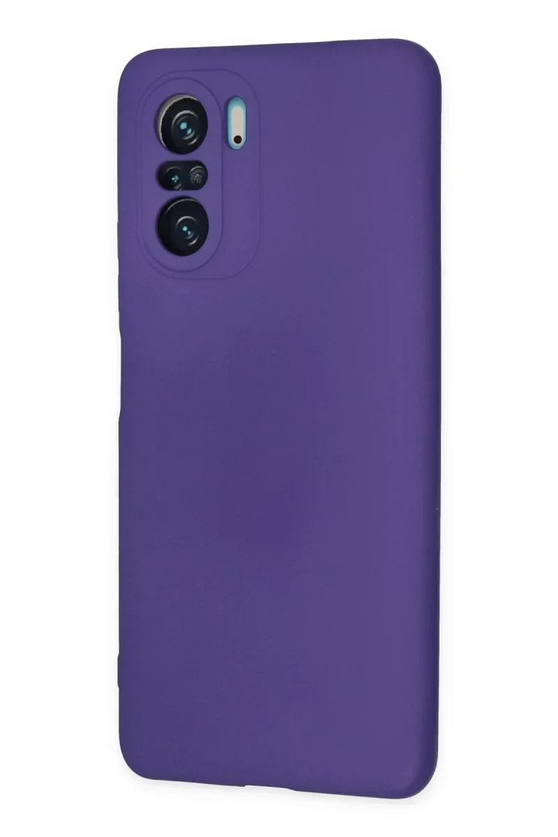 Xiaomi Poco F3 Kılıf Nano içi Kadife Silikon - Mor