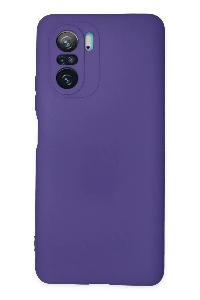 Xiaomi Poco F3 Kılıf Nano içi Kadife Silikon - Mor