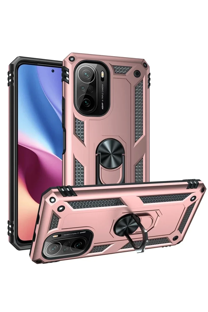 Xiaomi Poco F3 Kılıf Sofya Yüzüklü Silikon Kapak - Rose Fiyatı, Yorumları ve Özellikleri
