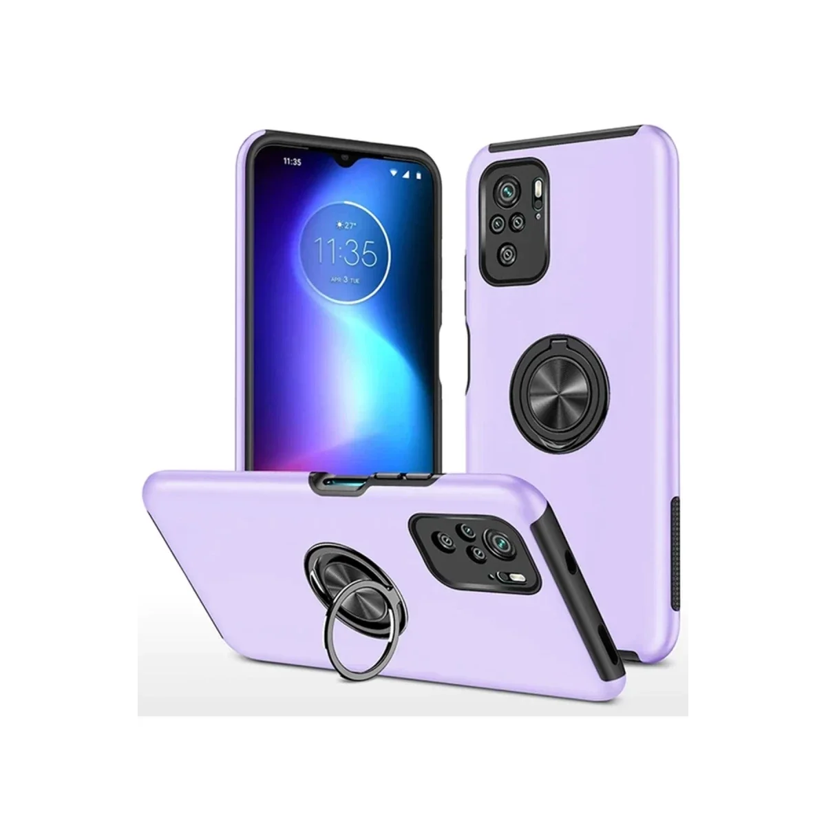 Xiaomi Poco F3 Kılıf Elit Yüzüklü Kapak - Mor Fiyatı, Yorumları ve Özellikleri