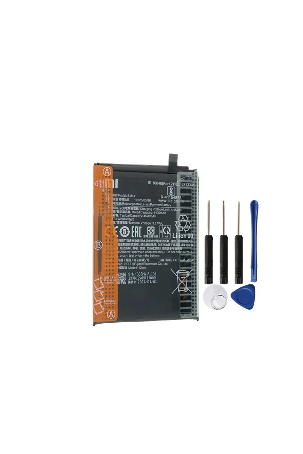 Xiaomi Poco F3 Pil Batarya Bm4y Ve Tamir Seti