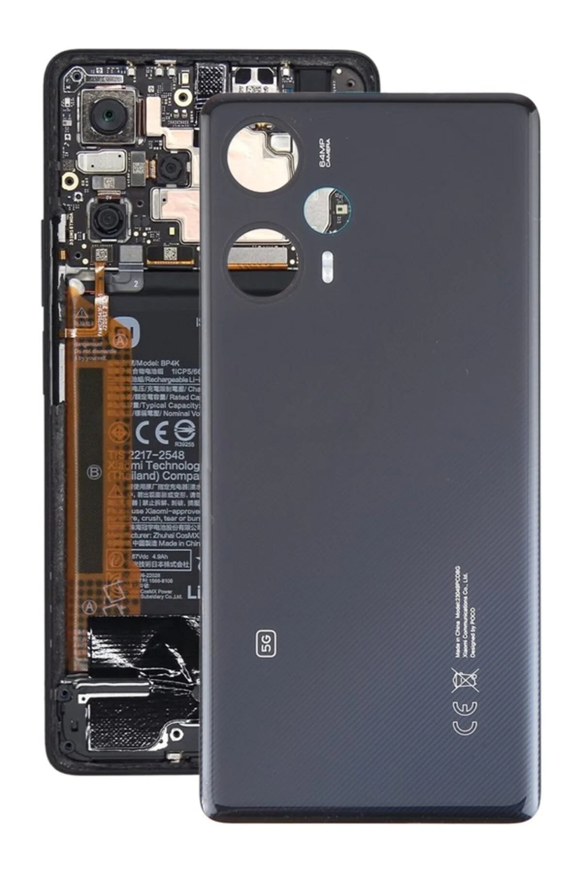 Xiaomi Poco F5 Arka Kapak Için Mavi