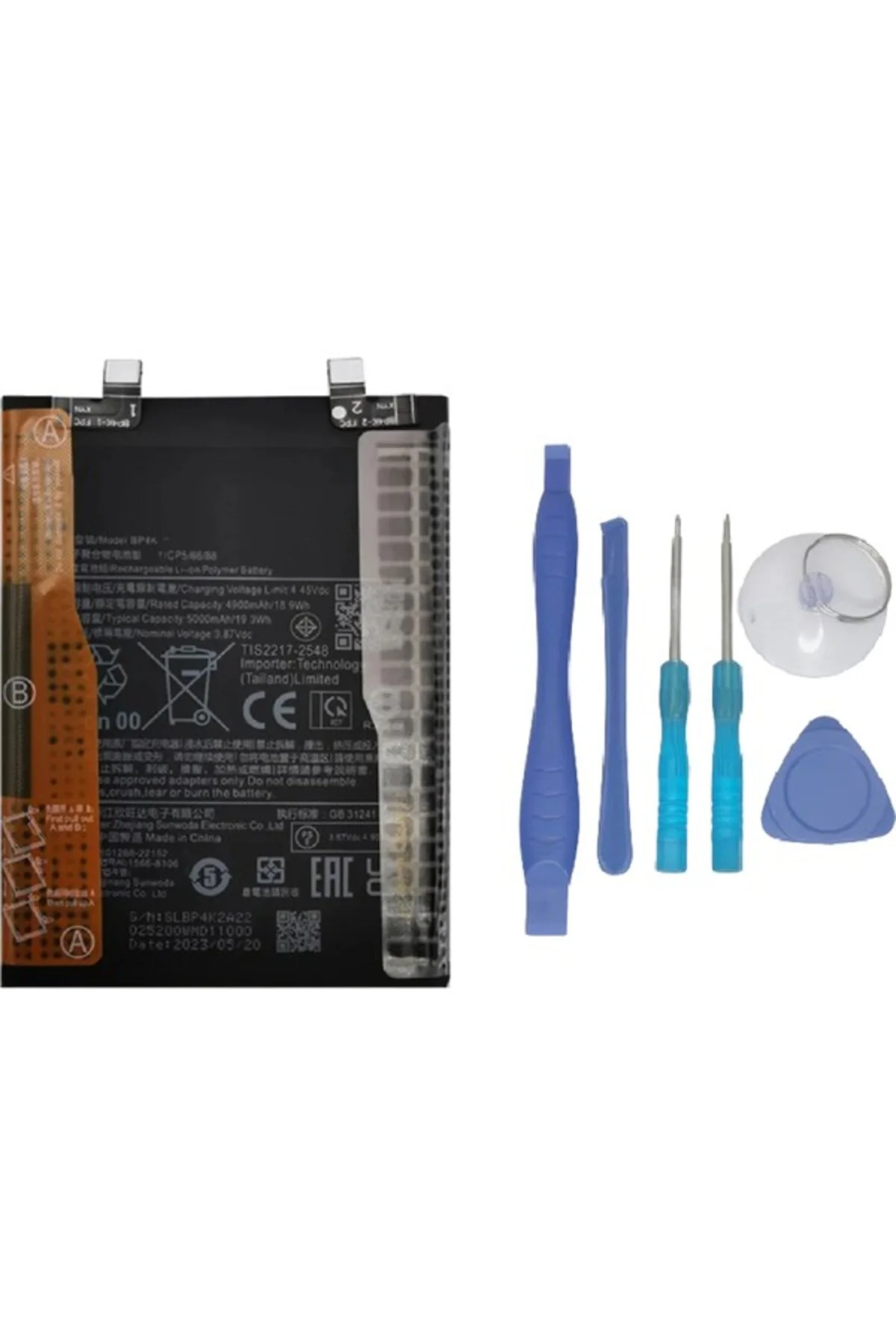 Xiaomi POCO F5 - BP 4K - Batarya Pil Sıfır + TAMİR SETİ