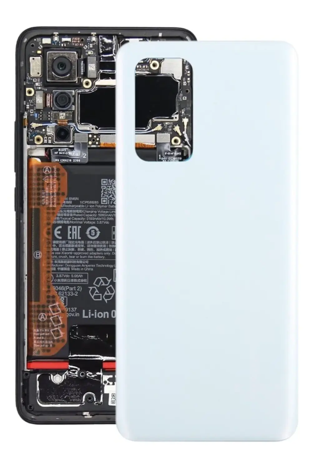 Xiaomi Poco F5 Pro Için Gl Malzeme Arka Kapak Beyaz