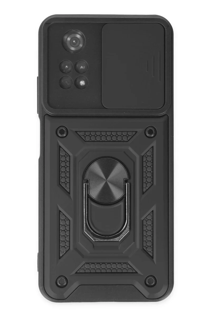 Xiaomi Poco M4 Pro 4G Kılıf Pars Lens Yüzüklü Silikon - Siyah Fiyatı, Yorumları ve Özellikleri