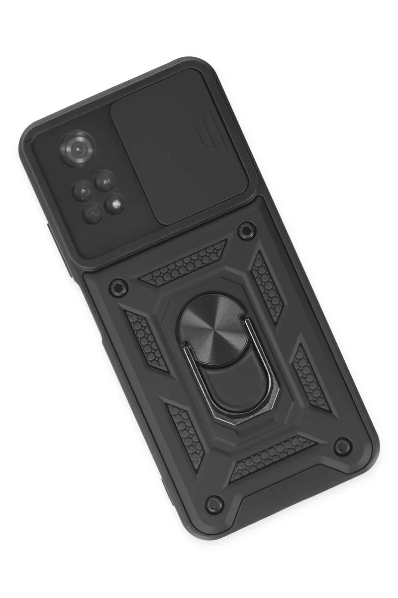 Xiaomi Poco M4 Pro 4G Kılıf Pars Lens Yüzüklü Silikon - Siyah Fiyatı, Yorumları ve Özellikleri