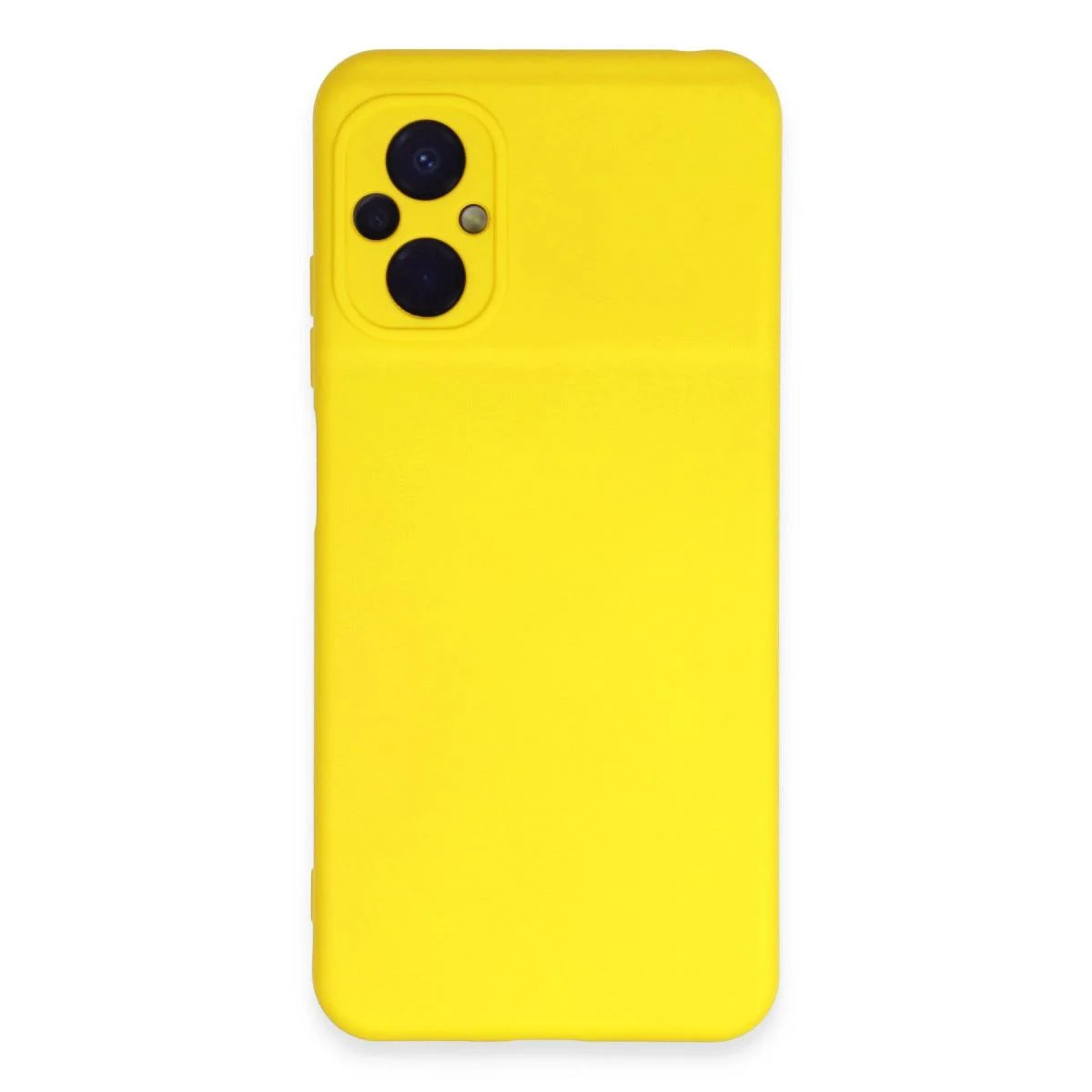 Xiaomi Poco M5 ile Uyumlu Nano İçi Kadife Silikon Kılıf - Sarı Fiyatı, Yorumları ve Özellikleri