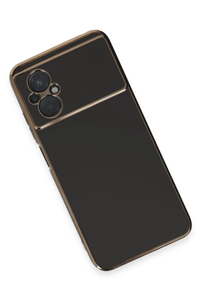 Xiaomi Poco M5 Kılıf Volet Silikon - Siyah Xiaomi Poco M5 Kılıf Volet Silikon - Siyah