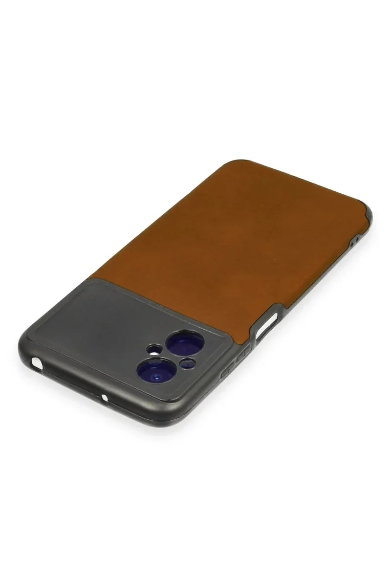 Xiaomi Poco M5 Kılıf Loop Deri Silikon - Kahverengi