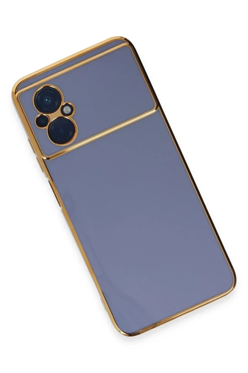 Xiaomi Poco M5 Kılıf Volet Silikon - Mavi Xiaomi Poco M5 Kılıf Volet Silikon - Mavi
