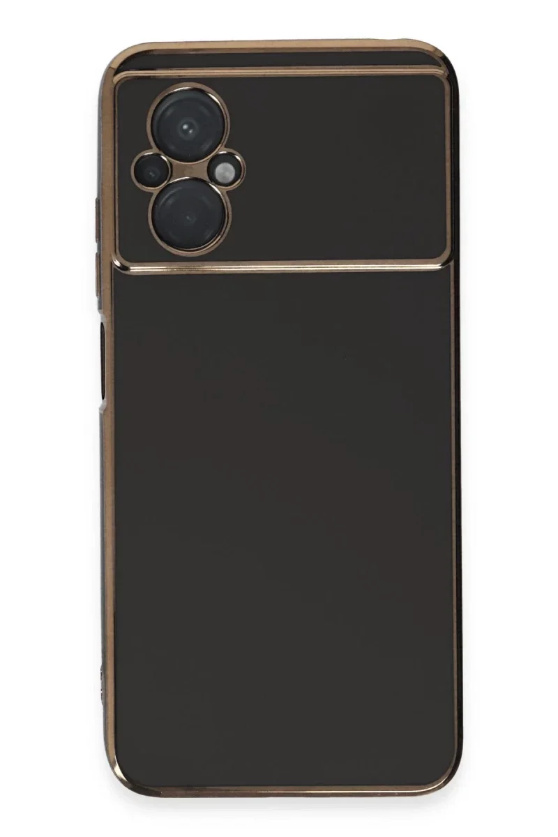 Xiaomi Poco M5 Kılıf Volet Silikon - Siyah Xiaomi Poco M5 Kılıf Volet Silikon - Siyah