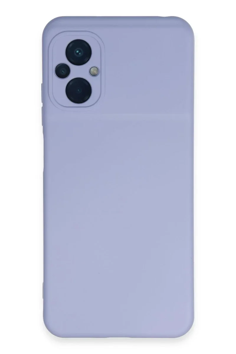 Xiaomi Poco M5 Kılıf Nano içi Kadife Silikon - Lila Xiaomi Poco M5 Kılıf Nano içi Kadife Silikon - Lila