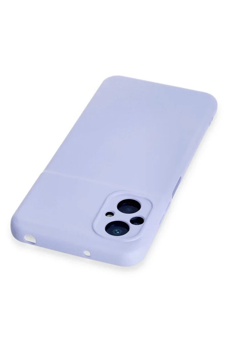 Xiaomi Poco M5 Kılıf Nano içi Kadife Silikon - Lila Xiaomi Poco M5 Kılıf Nano içi Kadife Silikon - Lila