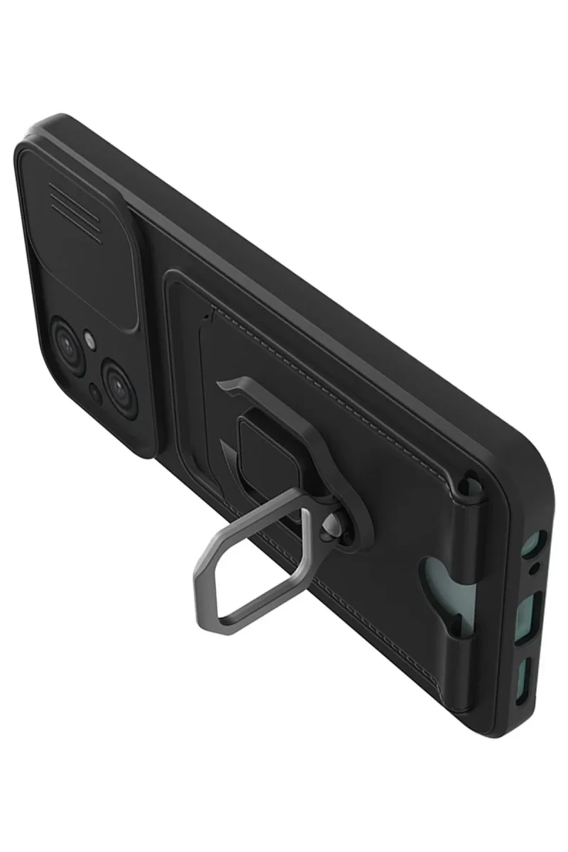 Xiaomi Poco M5 Kılıf Zuma Kartvizitli Yüzüklü Silikon - Siyah Fiyatı, Yorumları ve Özellikleri
