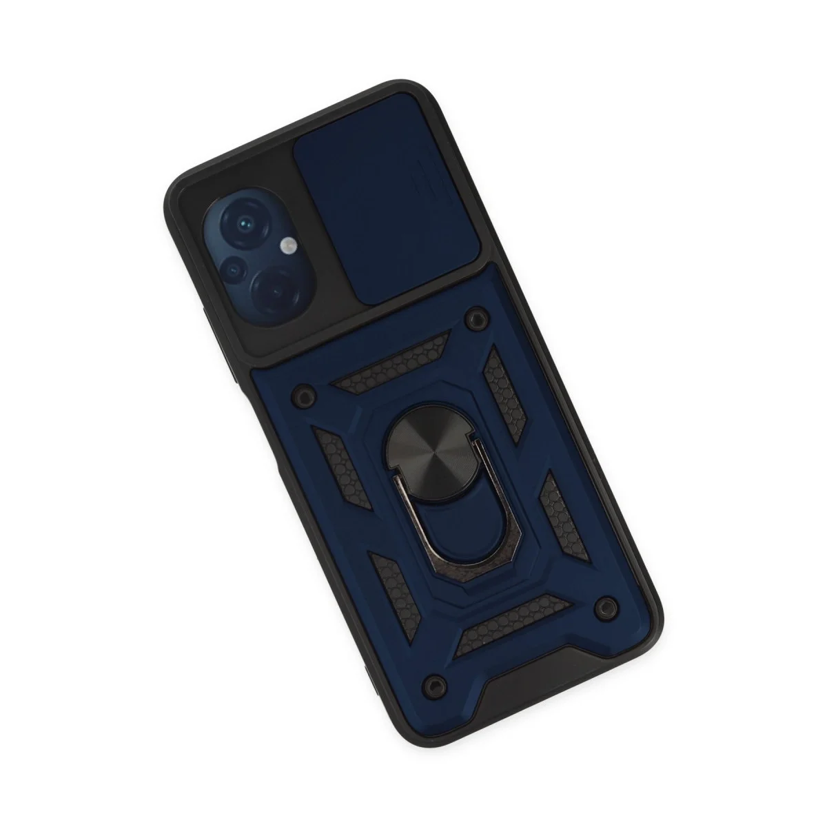 Xiaomi Poco M5 Kılıf Pars Lens Yüzüklü Silikon - Lacivert Xiaomi Poco M5 Kılıf Pars Lens Yüzüklü Silikon - Lacivert