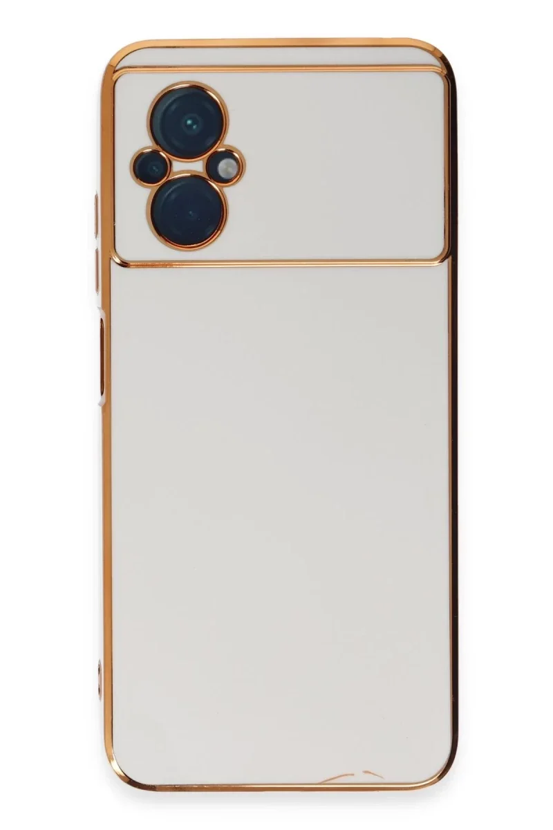 Xiaomi Poco M5 Kılıf Volet Silikon - Beyaz Xiaomi Poco M5 Kılıf Volet Silikon - Beyaz