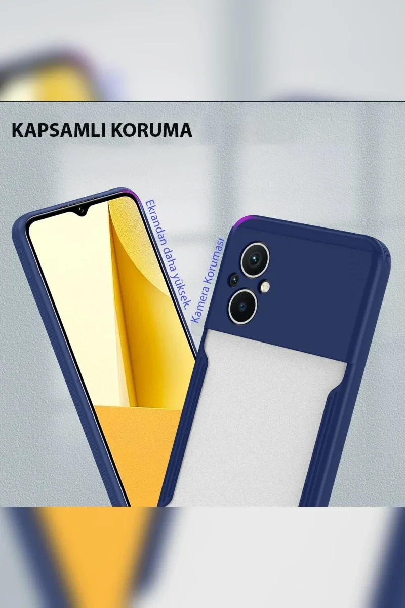 Xiaomi Poco M5 Kılıf Platin Silikon - Lacivert Fiyatı, Yorumları ve Özellikleri