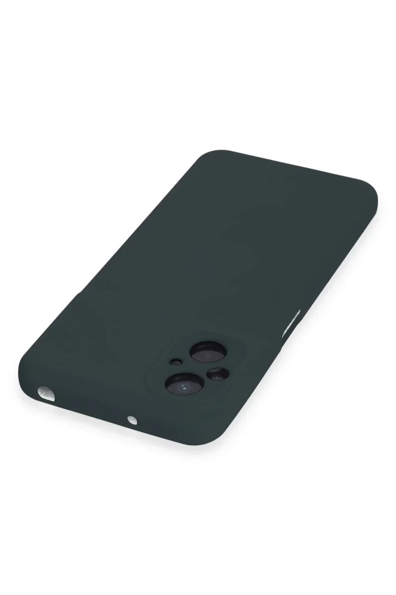 Xiaomi Poco M5 Kılıf Nano içi Kadife Silikon - Koyu Yeşil Xiaomi Poco M5 Kılıf Nano içi Kadife Silikon - Koyu Yeşil