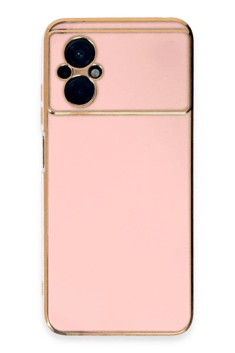 Xiaomi Poco M5 Kılıf Volet Silikon - Pembe Xiaomi Poco M5 Kılıf Volet Silikon - Pembe