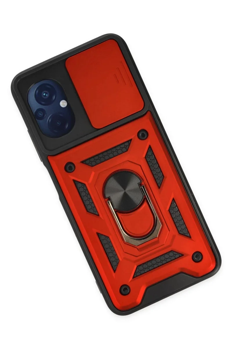 Xiaomi Poco M5 Kılıf Pars Lens Yüzüklü Silikon - Kırmızı Fiyatı, Yorumları ve Özellikleri