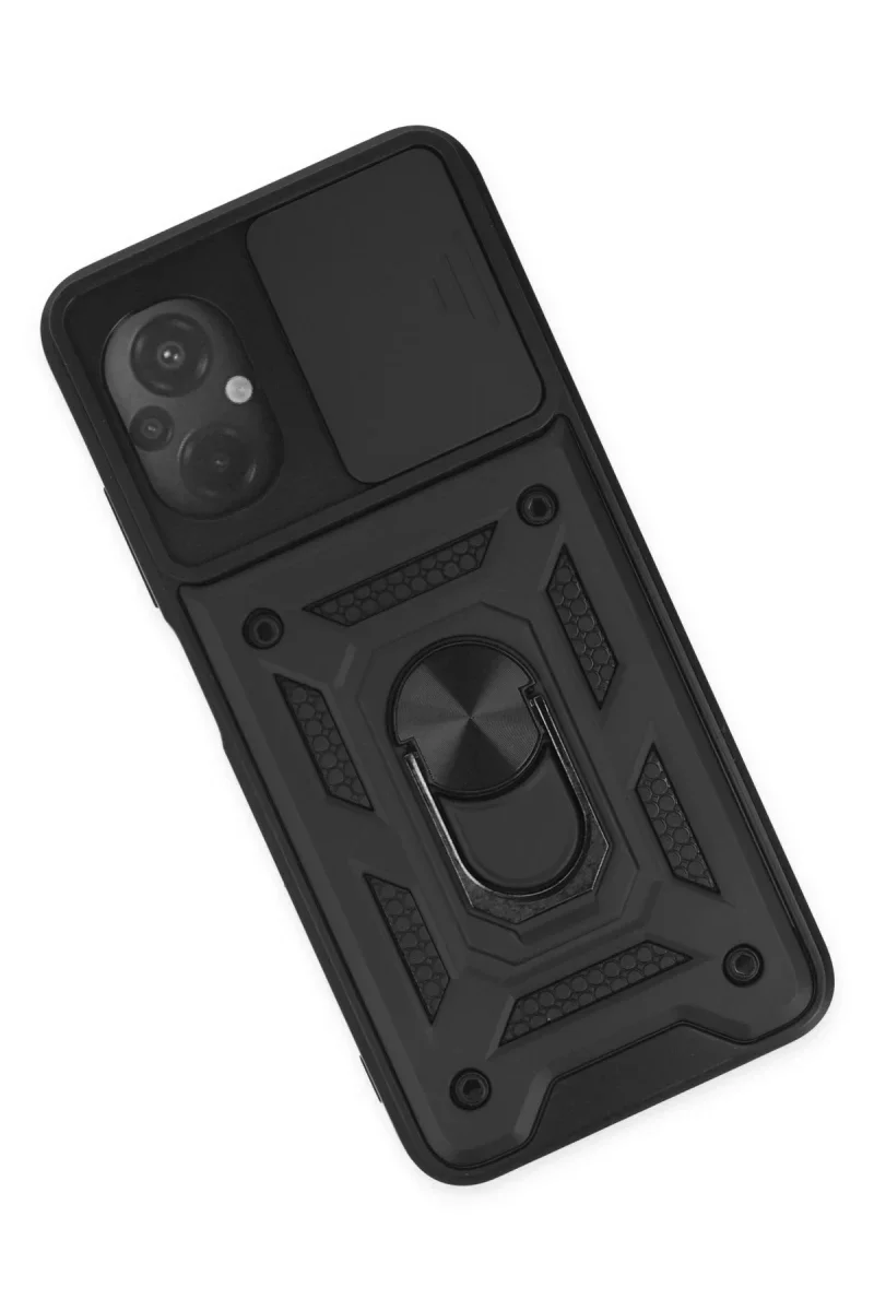 Xiaomi Poco M5 Kılıf Pars Lens Yüzüklü Silikon - Siyah Xiaomi Poco M5 Kılıf Pars Lens Yüzüklü Silikon - Siyah