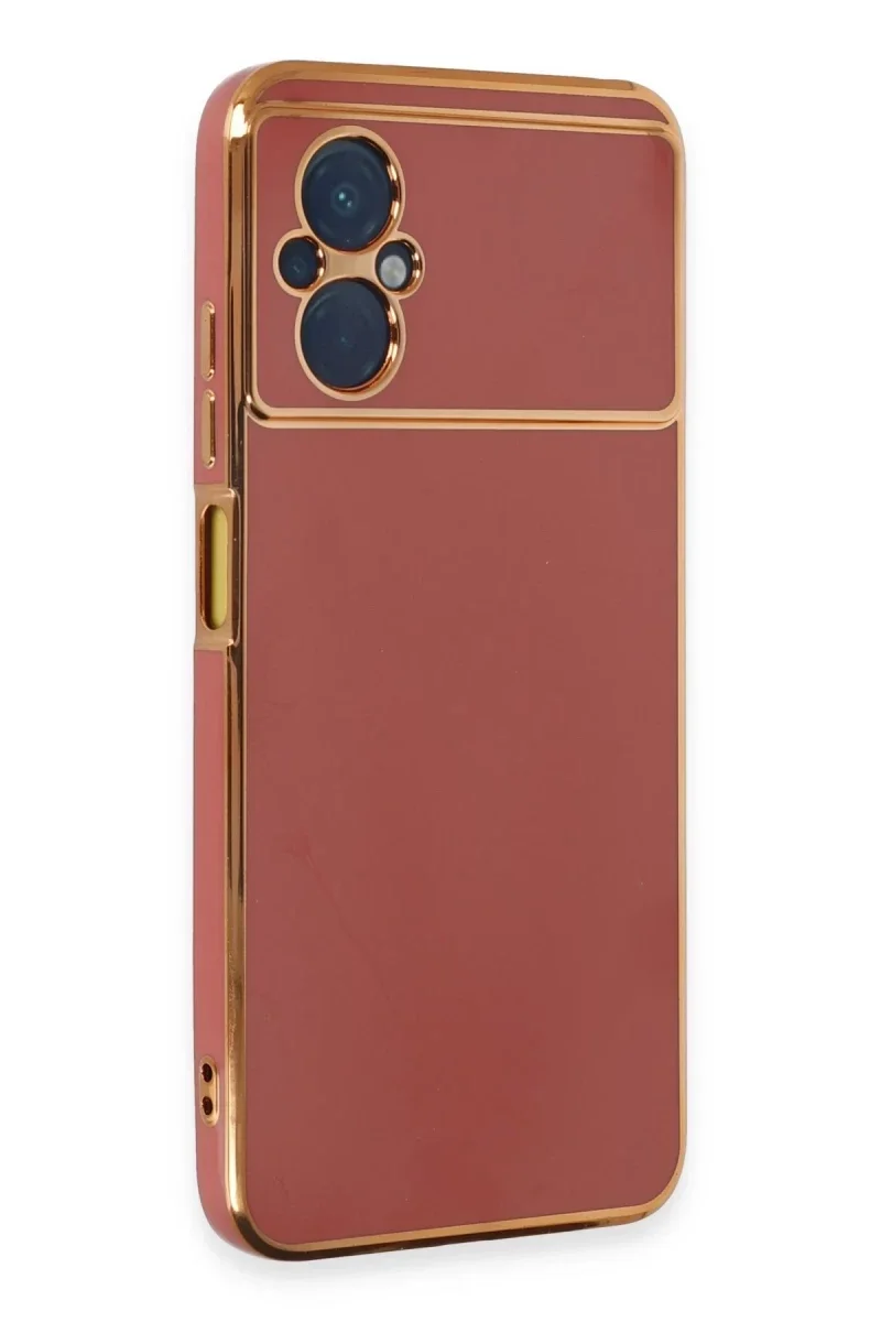Xiaomi Poco M5 Kılıf Volet Silikon - Kırmızı