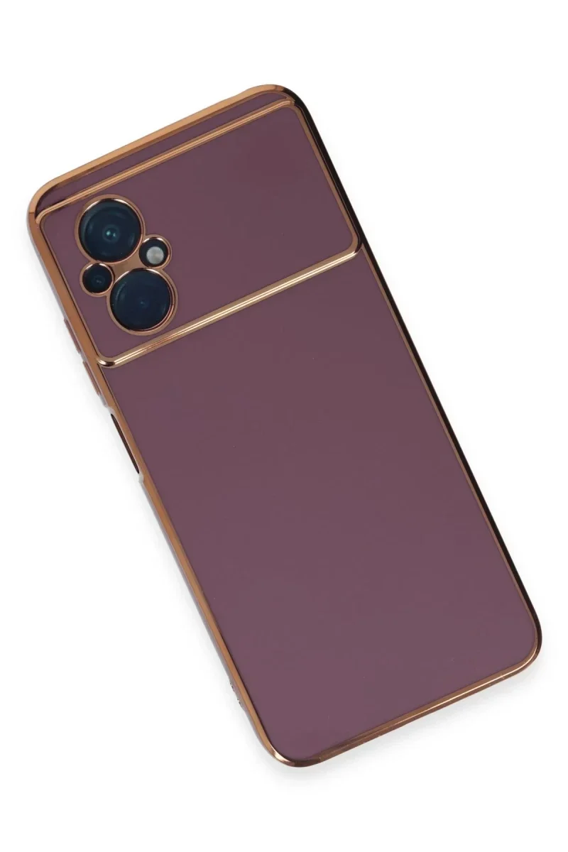 Xiaomi Poco M5 Kılıf Volet Silikon - Mor Xiaomi Poco M5 Kılıf Volet Silikon - Mor