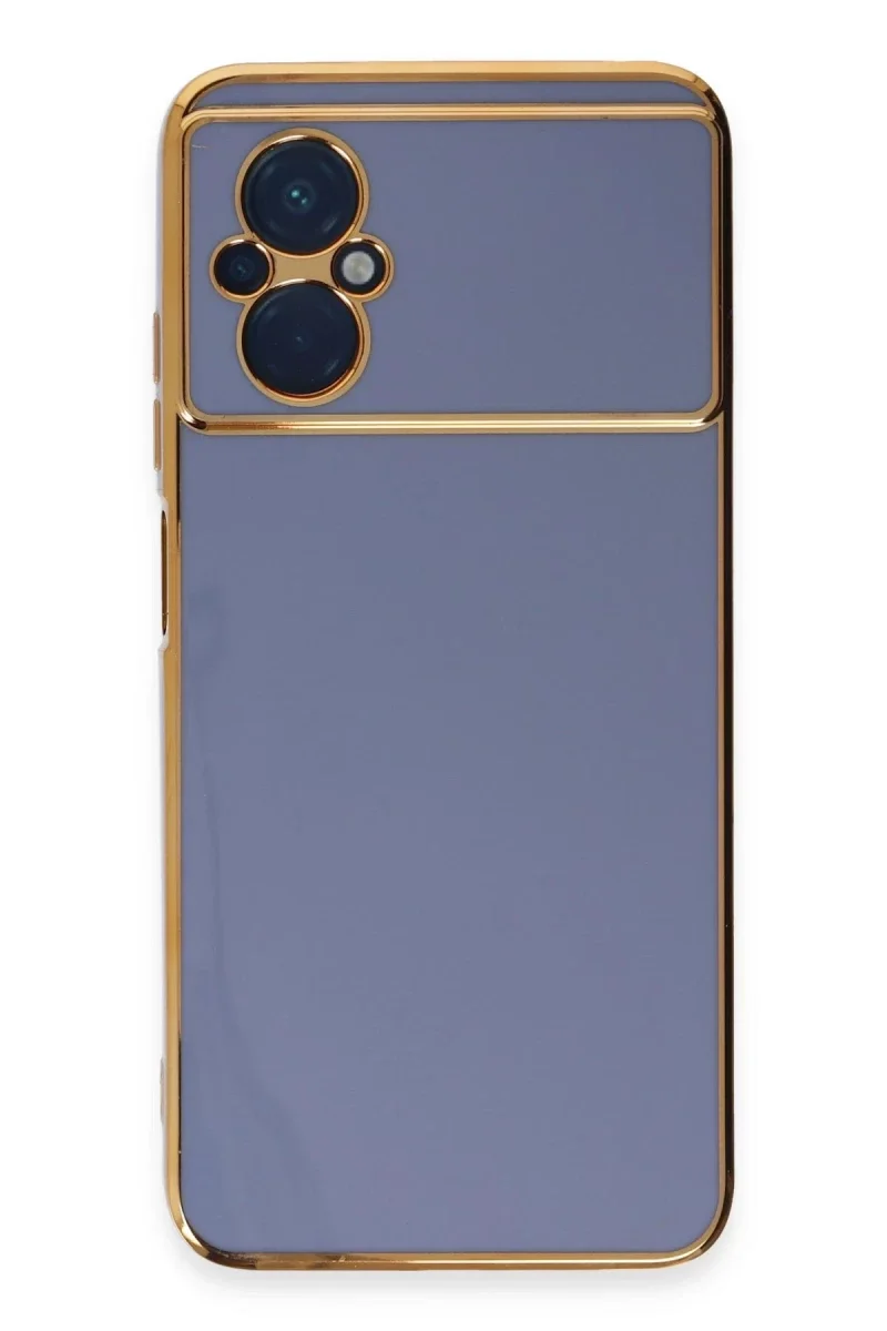 Xiaomi Poco M5 Kılıf Volet Silikon - Mavi Xiaomi Poco M5 Kılıf Volet Silikon - Mavi