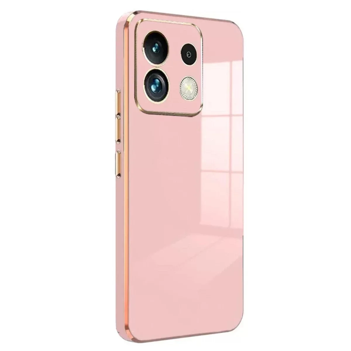 Xiaomi Poco M6 Pro 4G Kılıf Volet Silikon - Pembe
