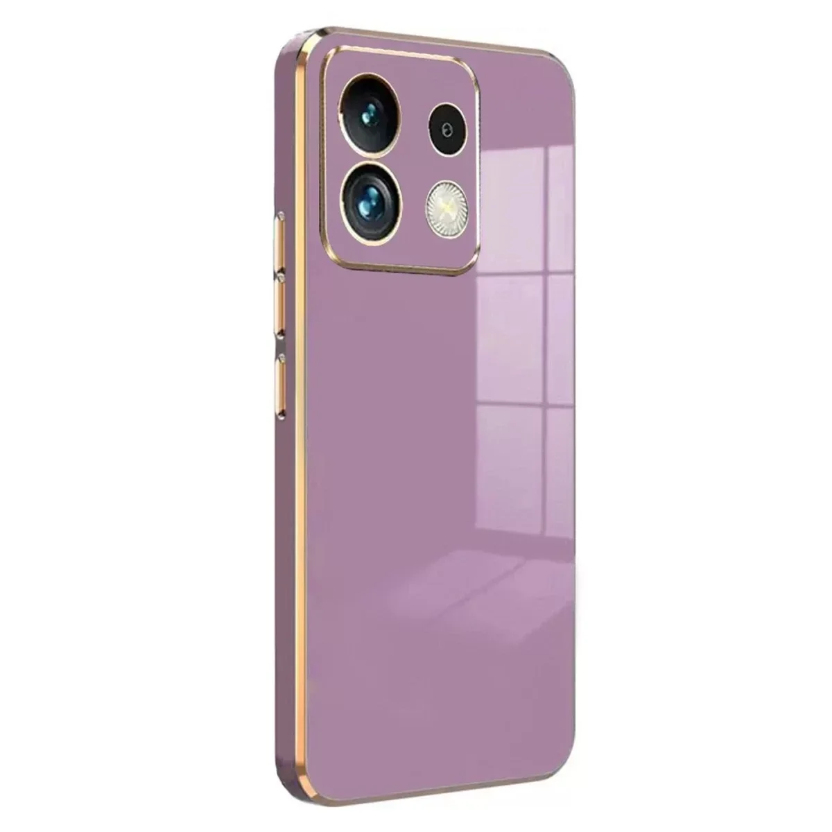 Xiaomi Poco M6 Pro 4G Kılıf Volet Silikon - Mor
