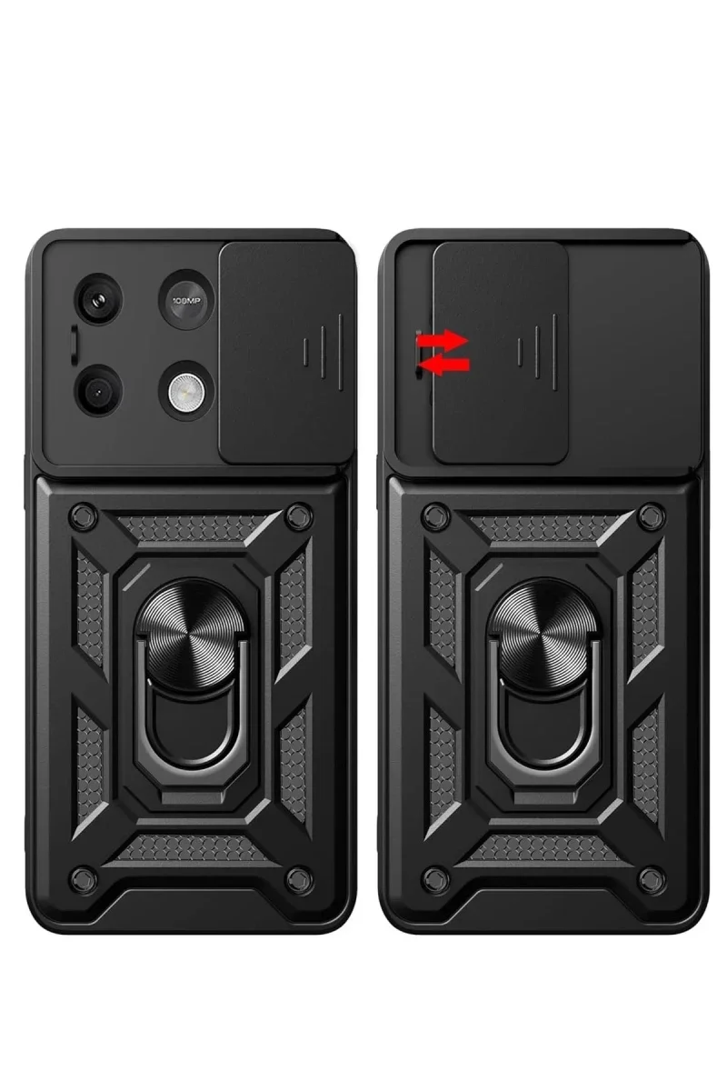 Xiaomi Poco M6 Pro 4G Kılıf Pars Lens Yüzüklü Silikon - Siyah Fiyatı, Yorumları ve Özellikleri
