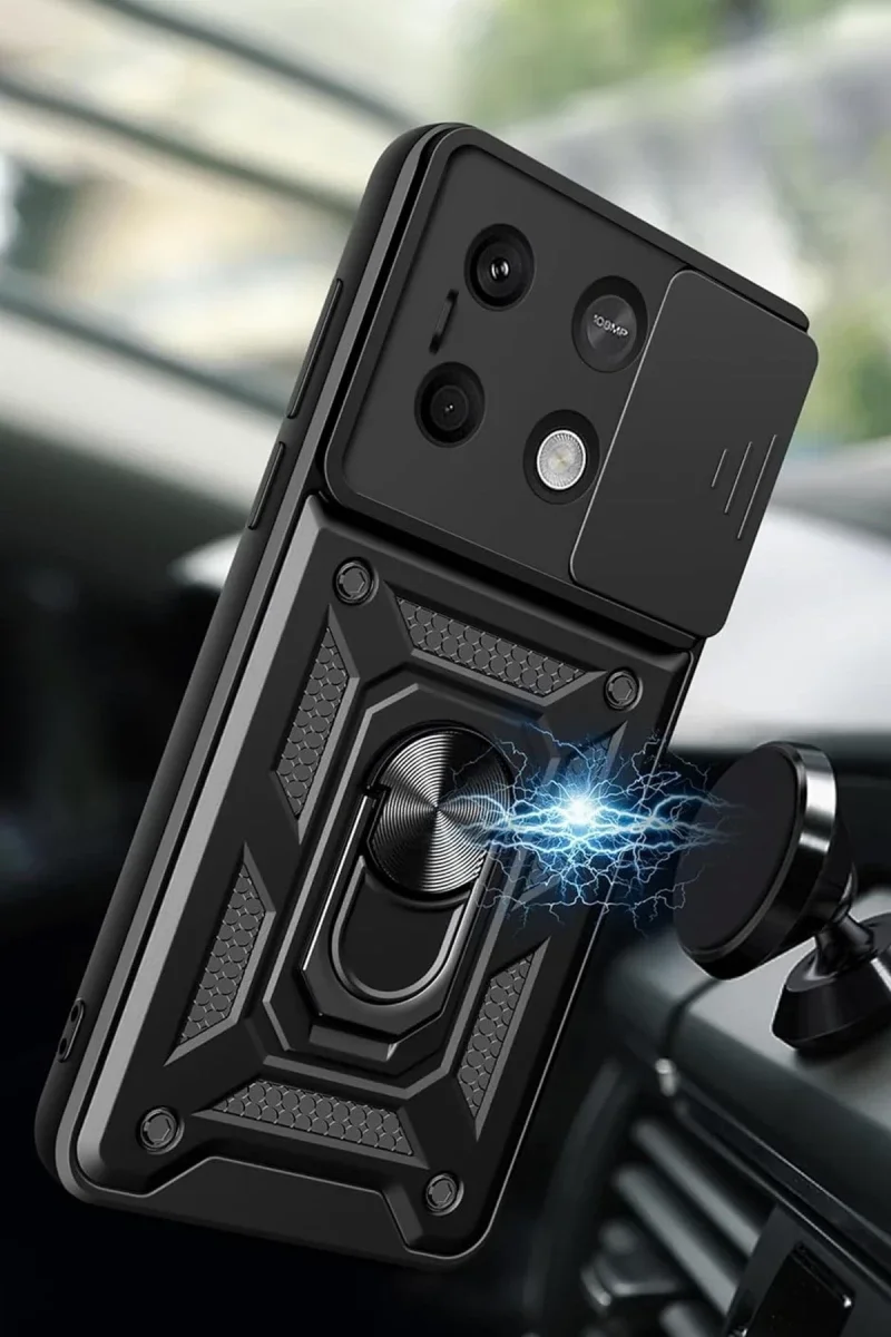 Xiaomi Poco M6 Pro 4G Kılıf Pars Lens Yüzüklü Silikon - Gold Fiyatı, Yorumları ve Özellikleri