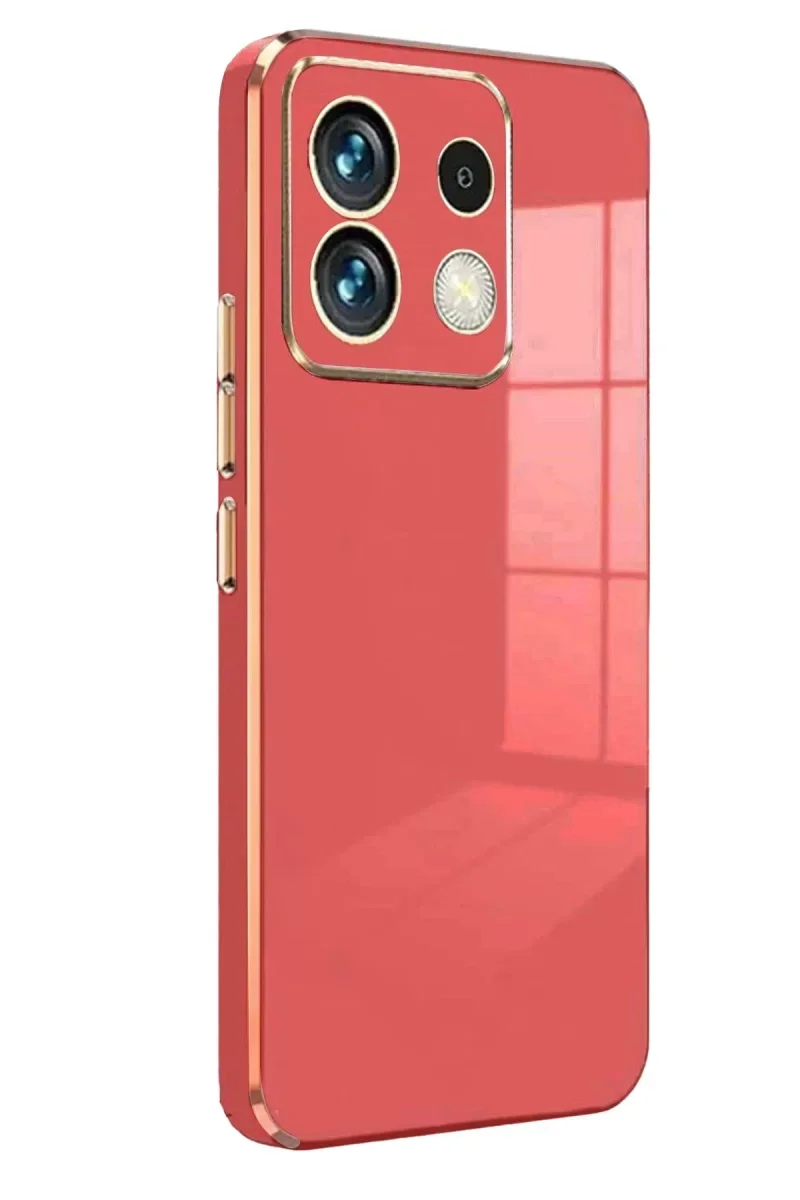 Xiaomi Poco M6 Pro 4G Kılıf Volet Silikon - Kırmızı Xiaomi Poco M6 Pro 4G Kılıf Volet Silikon - Kırmızı