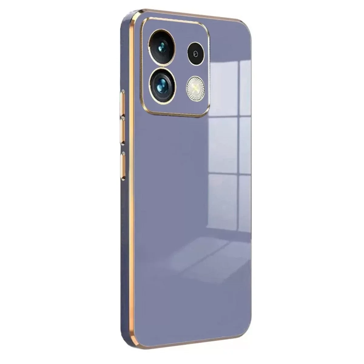 Xiaomi Poco M6 Pro 4G Kılıf Volet Silikon - Mavi