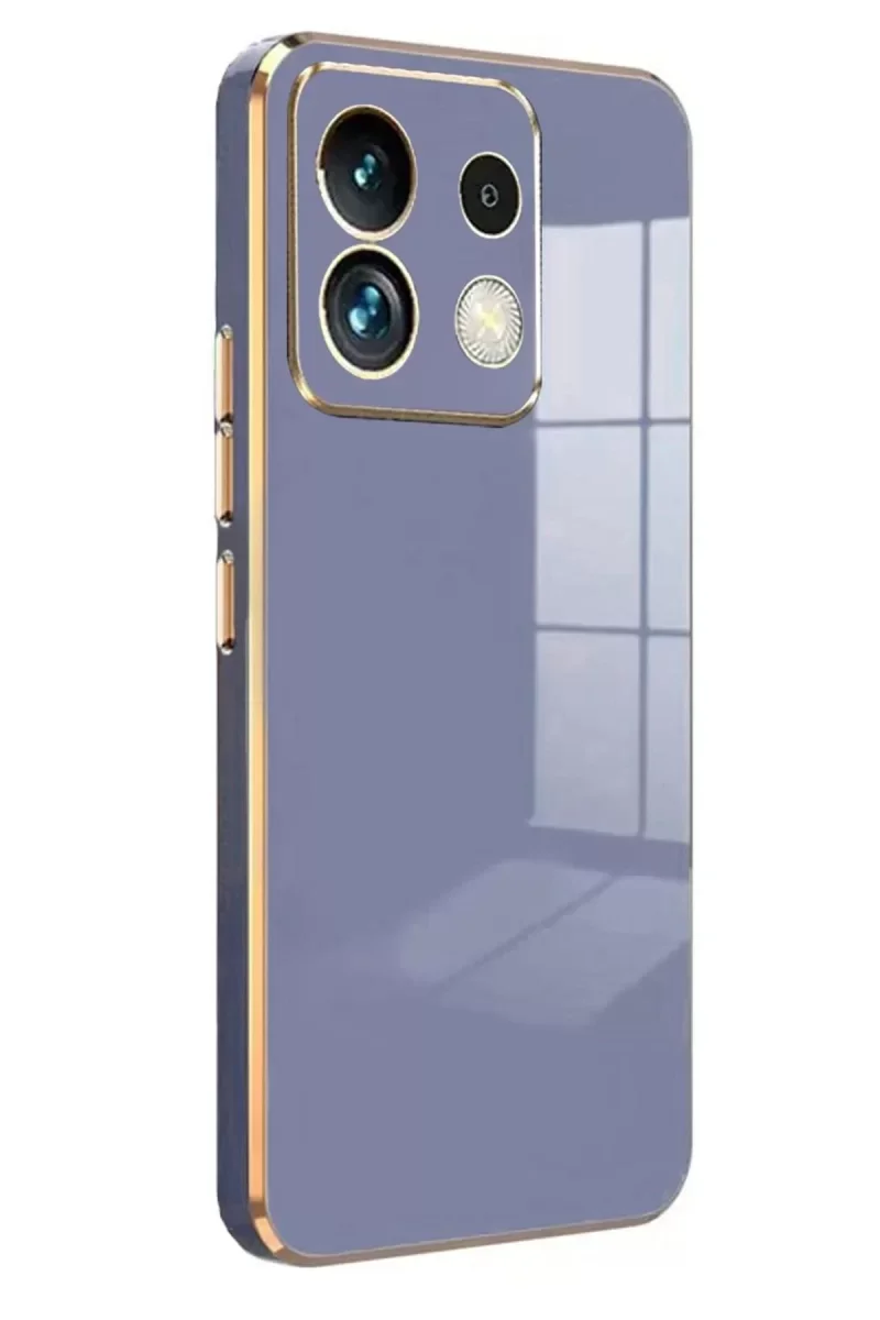 Xiaomi Poco M6 Pro 4G Kılıf Volet Silikon - Mavi