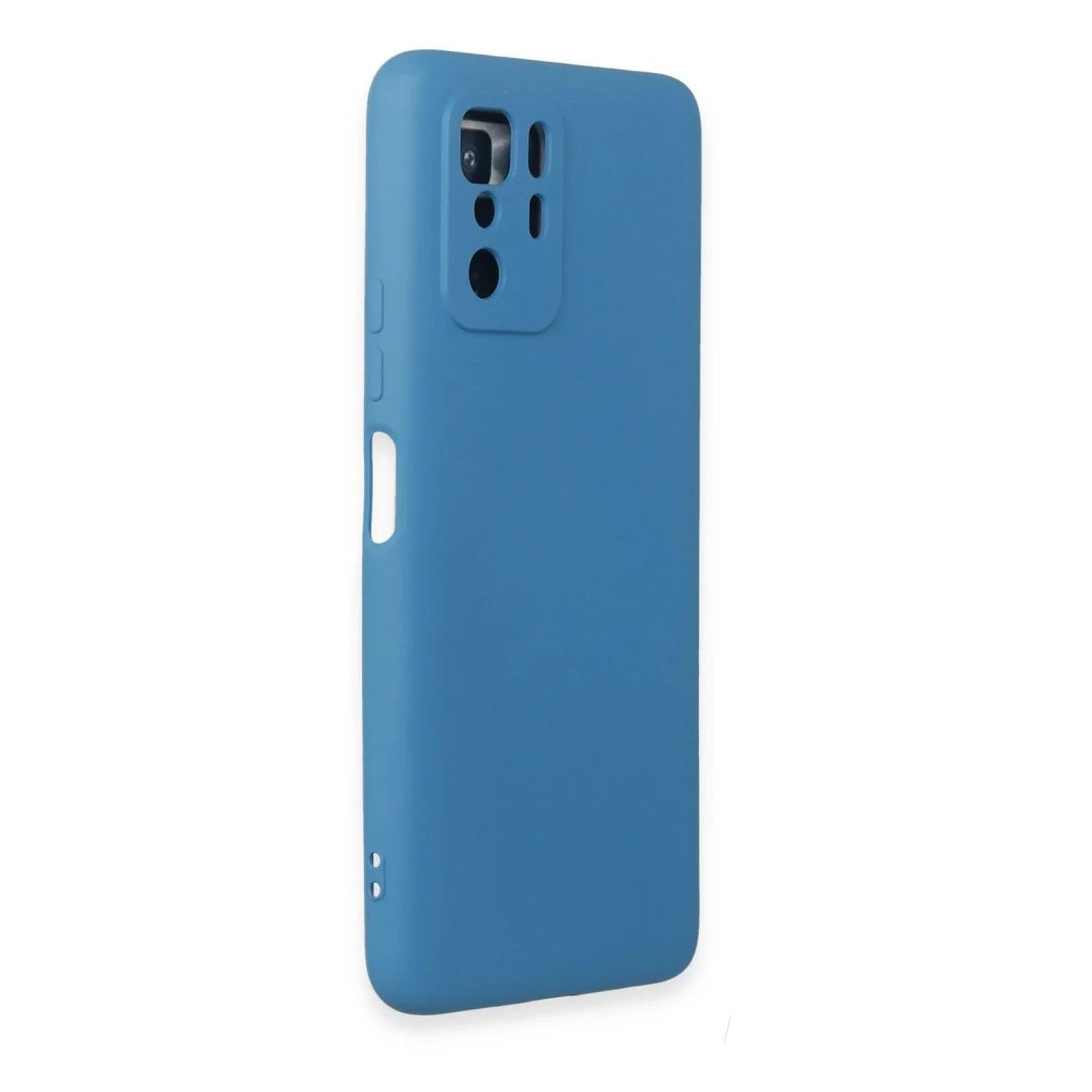 Xiaomi Poco X3 GT ile Uyumlu Nano İçi Kadife Silikon Kılıf - Mavi