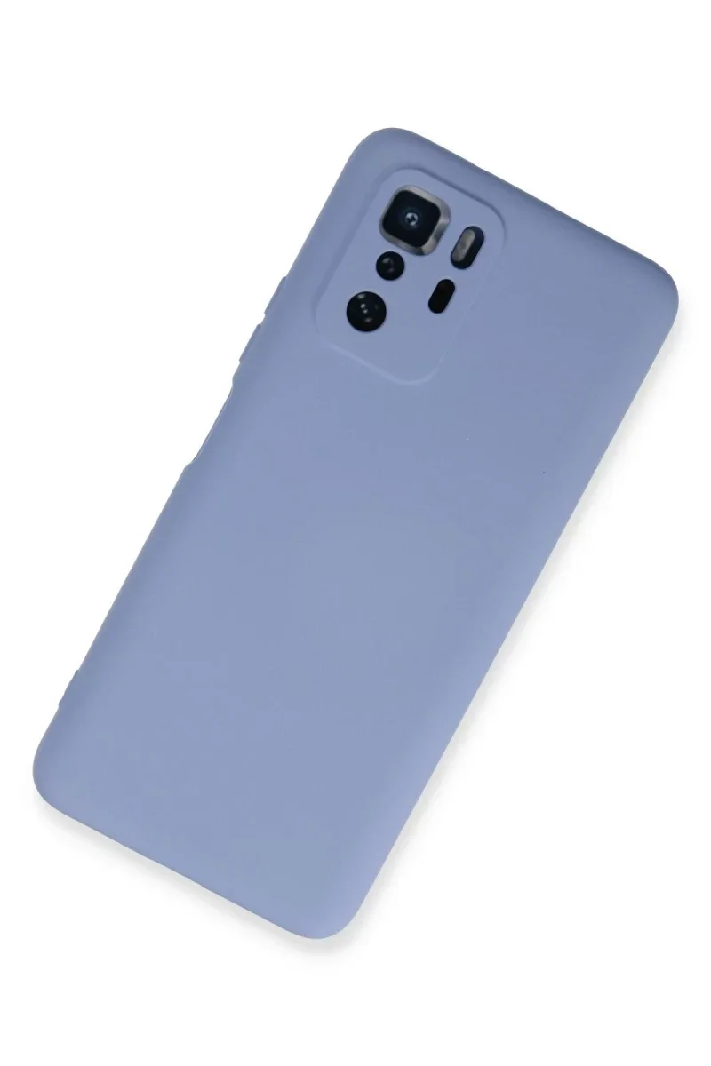 Xiaomi Poco X3 GT Kılıf Nano içi Kadife Silikon - Lila Xiaomi Poco X3 GT Kılıf Nano içi Kadife Silikon - Lila