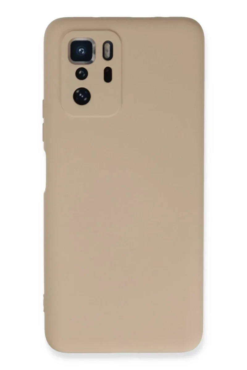Xiaomi Poco X3 GT Kılıf Nano içi Kadife Silikon - Pudra Xiaomi Poco X3 GT Kılıf Nano içi Kadife Silikon - Pudra