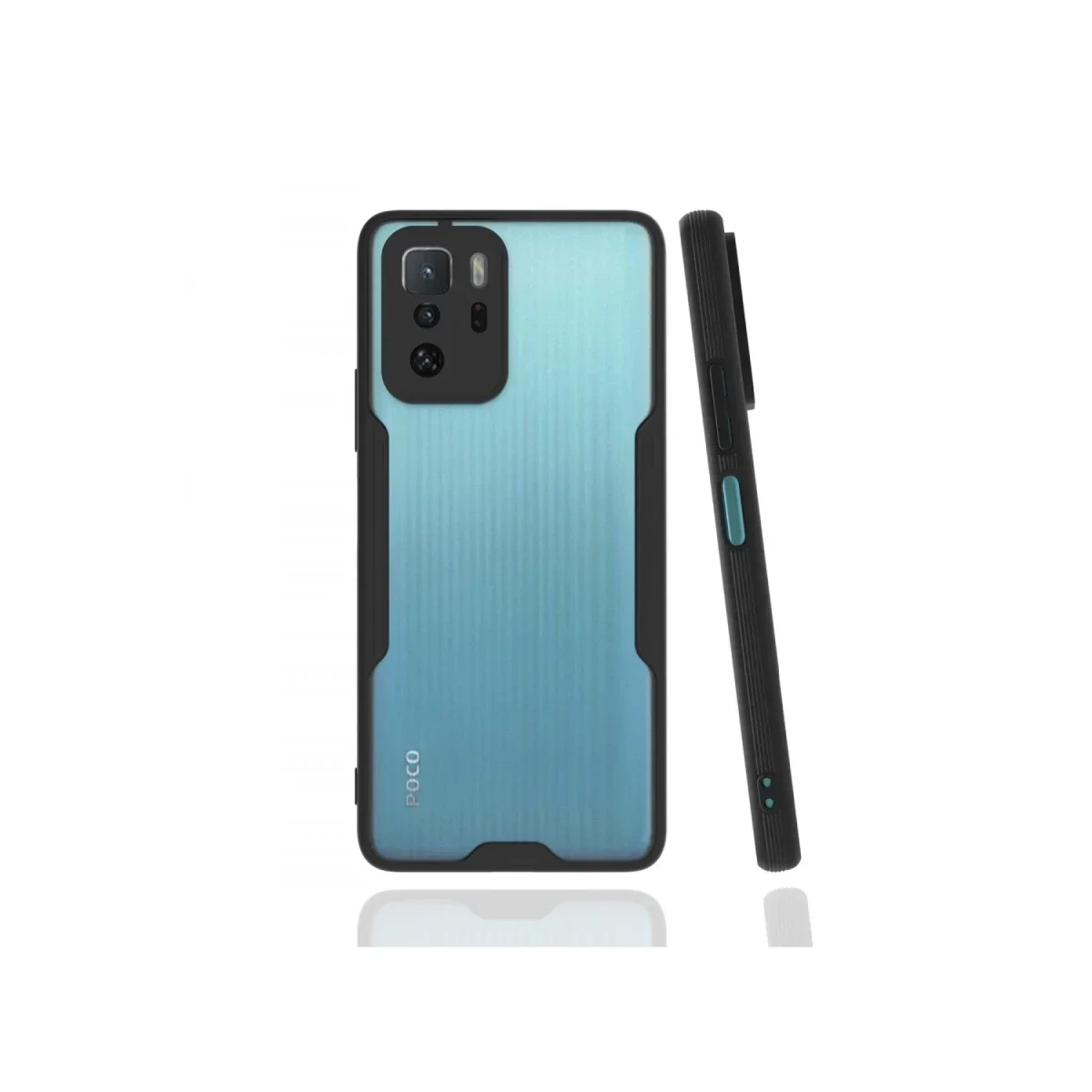 Xiaomi Poco X3 GT Kılıf Platin Silikon - Siyah