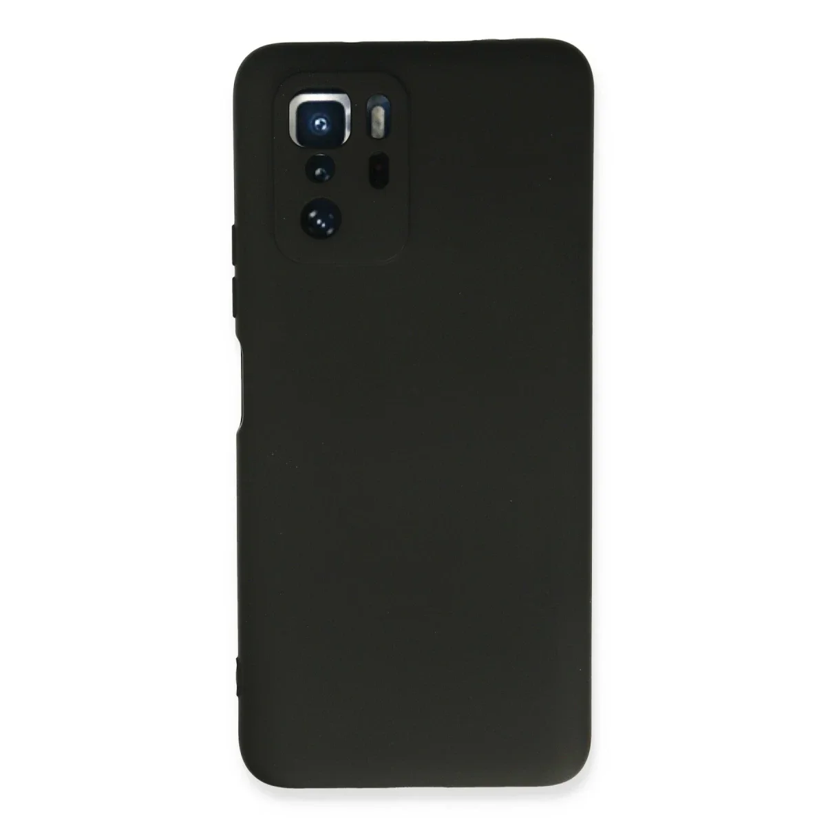 Xiaomi Poco X3 GT Kılıf Nano içi Kadife Silikon - Siyah Xiaomi Poco X3 GT Kılıf Nano içi Kadife Silikon - Siyah