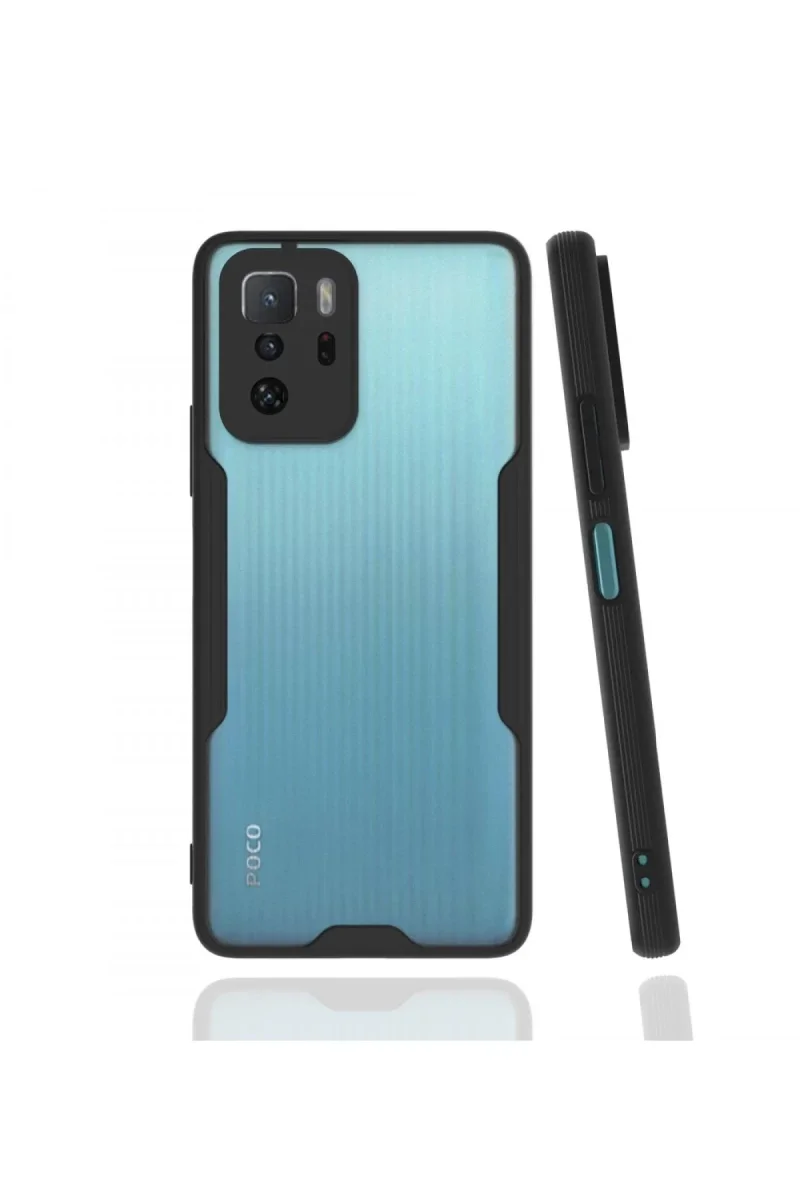 Xiaomi Poco X3 GT Kılıf Platin Silikon - Siyah
