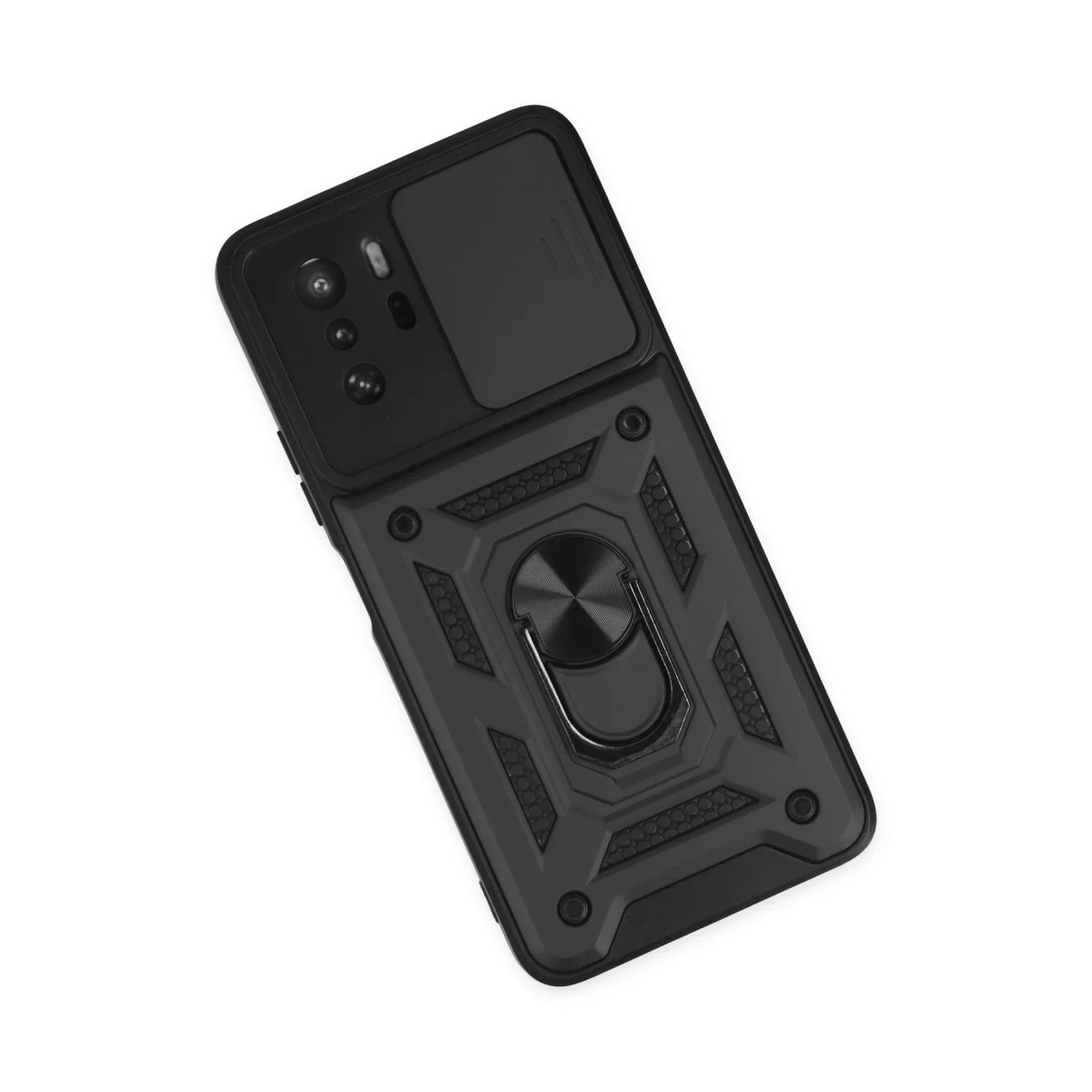 Xiaomi Poco X3 Gt Kılıf Pars Lens Yüzüklü Silikon - Siyah Xiaomi Poco X3 Gt Kılıf Pars Lens Yüzüklü Silikon - Siyah