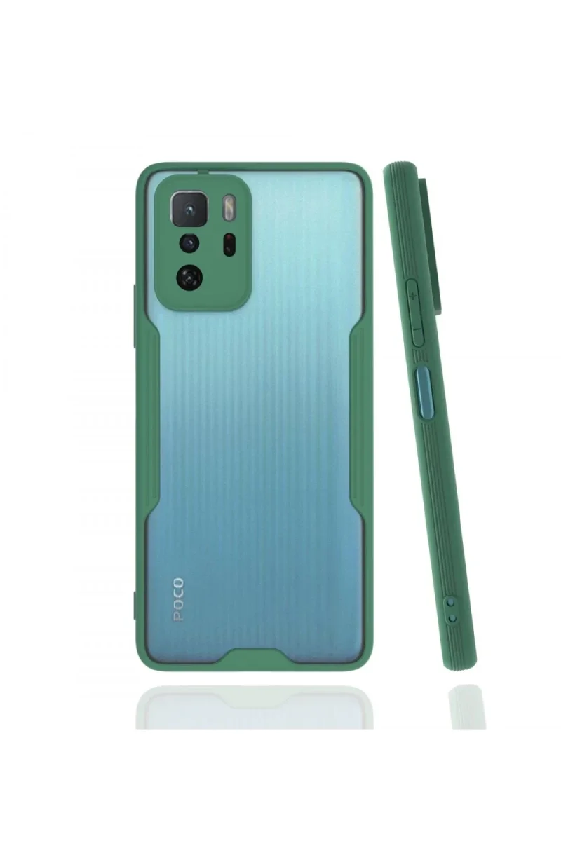 Xiaomi Poco X3 GT Kılıf Platin Silikon - Yeşil Xiaomi Poco X3 GT Kılıf Platin Silikon - Yeşil
