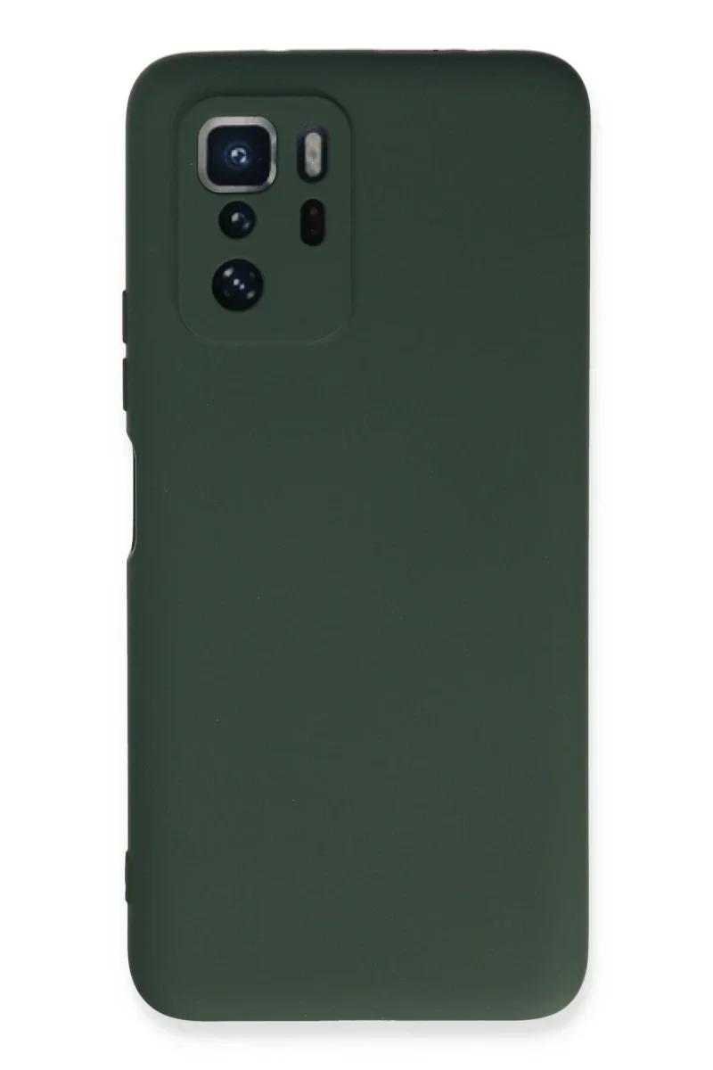 Xiaomi Poco X3 GT Kılıf Nano içi Kadife Silikon - Koyu Yeşil