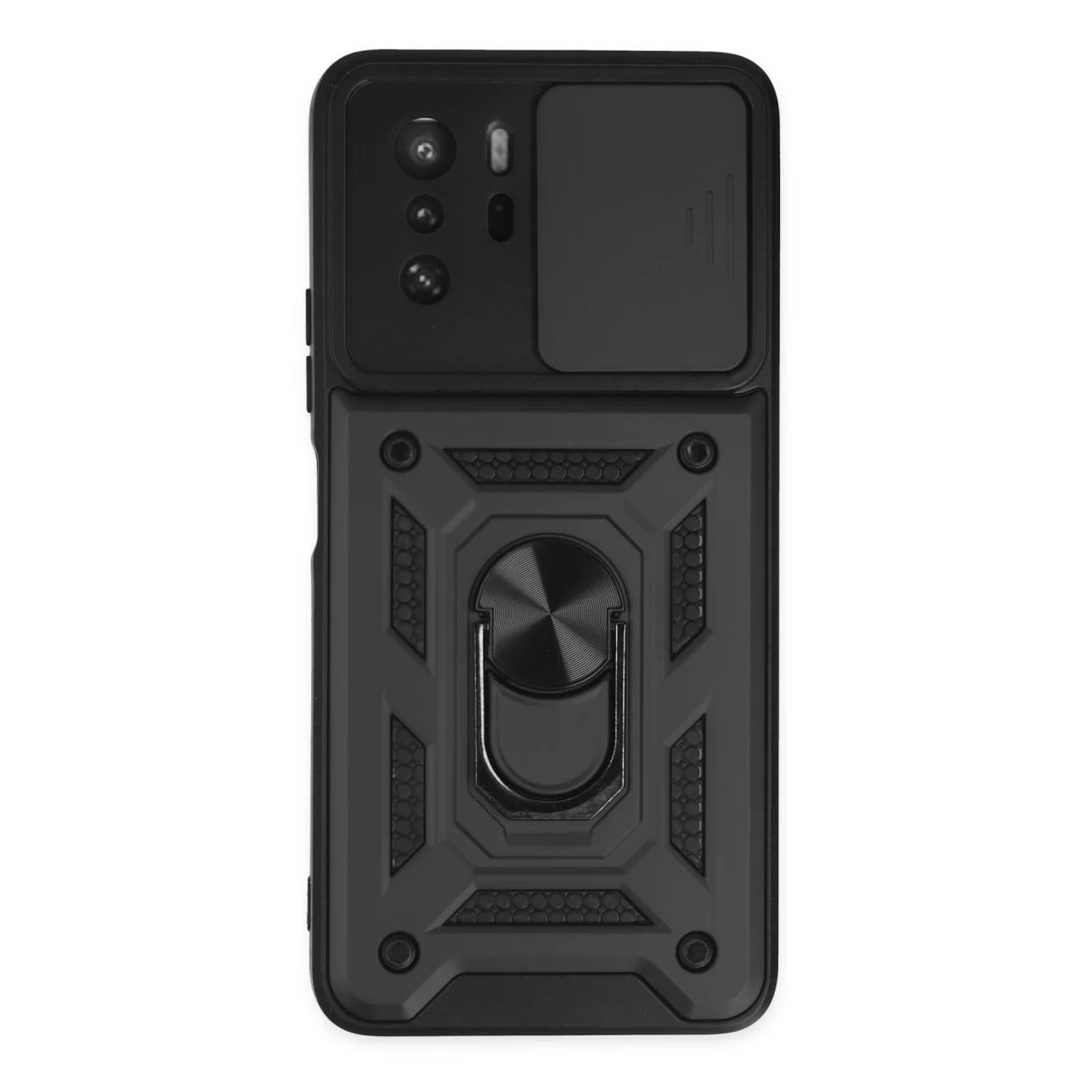 Xiaomi Poco X3 Gt Kılıf Pars Lens Yüzüklü Silikon - Siyah Xiaomi Poco X3 Gt Kılıf Pars Lens Yüzüklü Silikon - Siyah