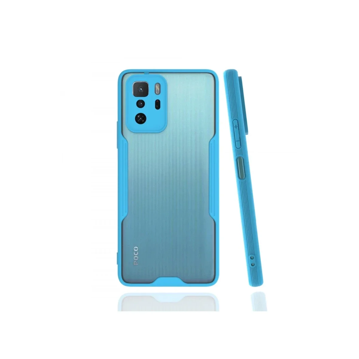 Xiaomi Poco X3 GT Kılıf Platin Silikon - Mavi
